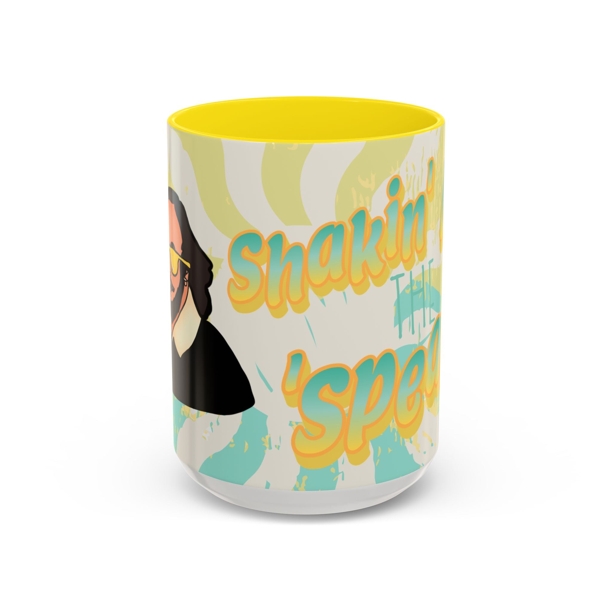 Shakin' Up the 'Speare Accent Coffee Mug (11, 15oz)
