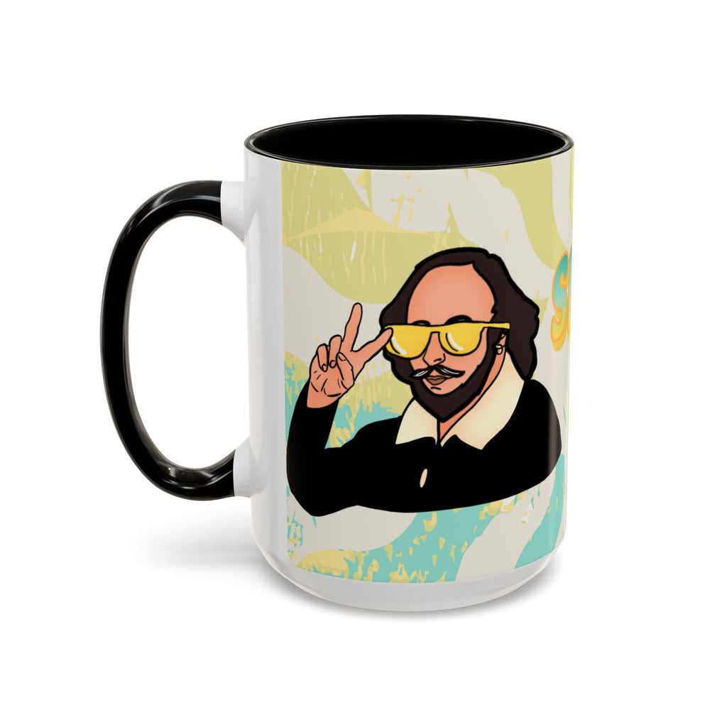 Shakin' Up the 'Speare Accent Coffee Mug (11, 15oz)
