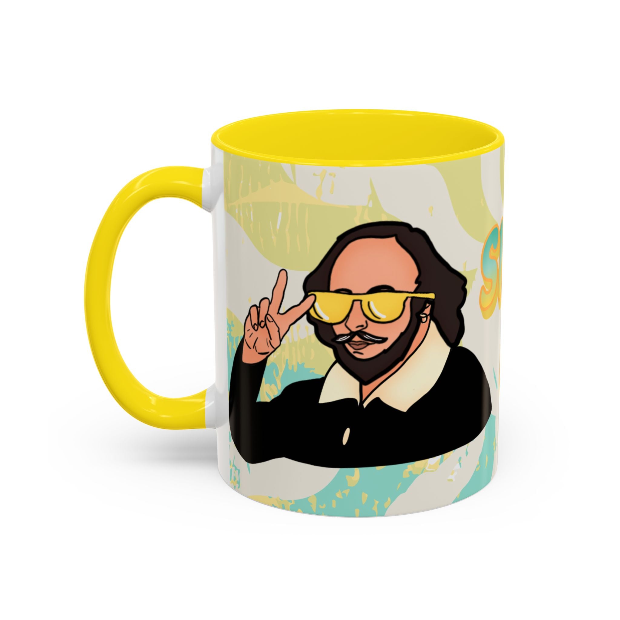 Shakin' Up the 'Speare Accent Coffee Mug (11, 15oz)