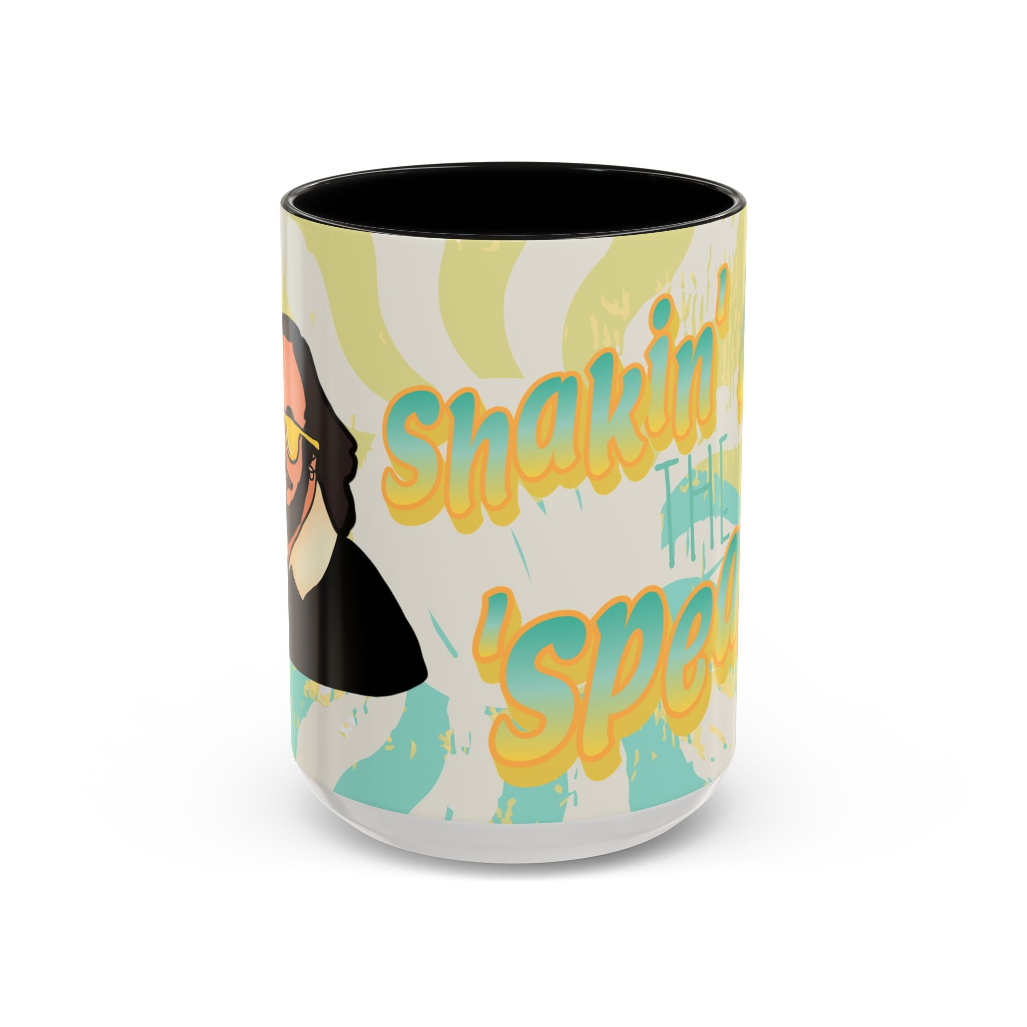 Shakin' Up the 'Speare Accent Coffee Mug (11, 15oz)
